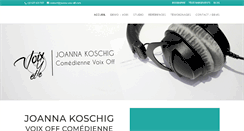Desktop Screenshot of joanna-voix-off.com